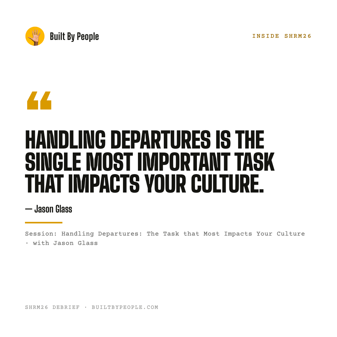 Handling Departures: The Task that Most Impacts Your Culture